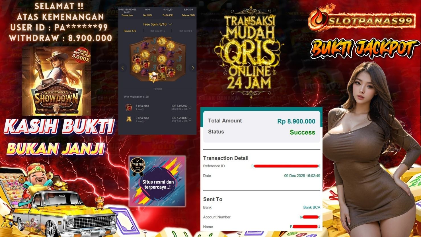 SLOTPANAS99 JACKPOT SLOT WILD BOUNTY SHOWDOWN